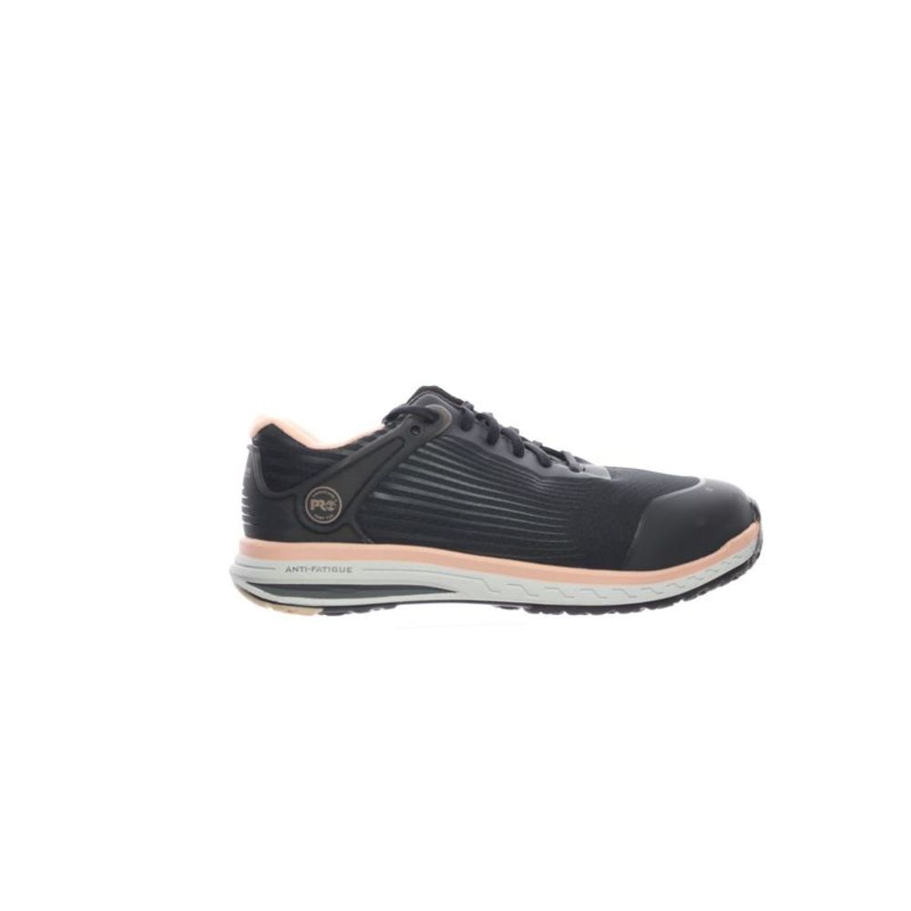 Timberland Womens Drivetrain Black/Pink Safety Shoes Size 7.5 Medium (B, M)